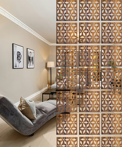 Geometric Hanging Divider Tile